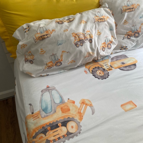 Full size construction tractor sheet set - Picture 3 of 3